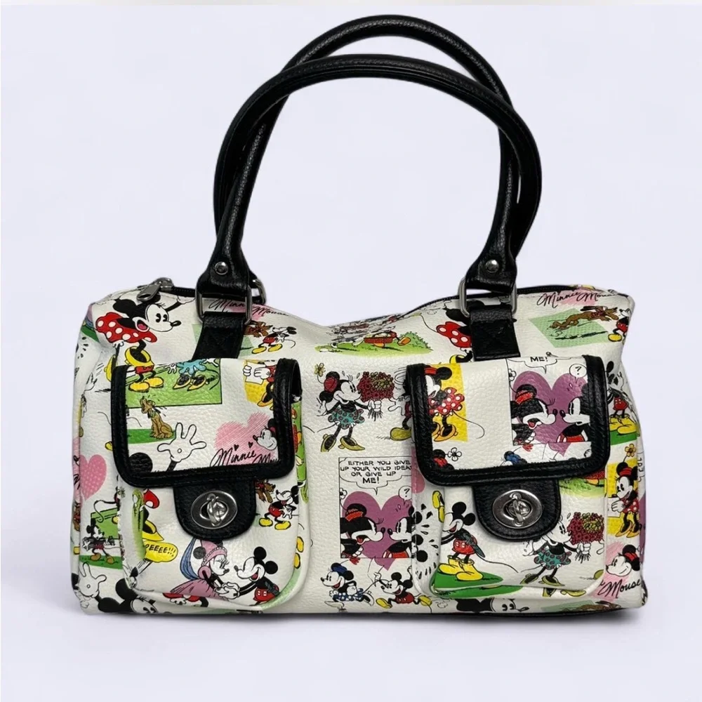 Disney Multicolor Mickey Mouse Satchel